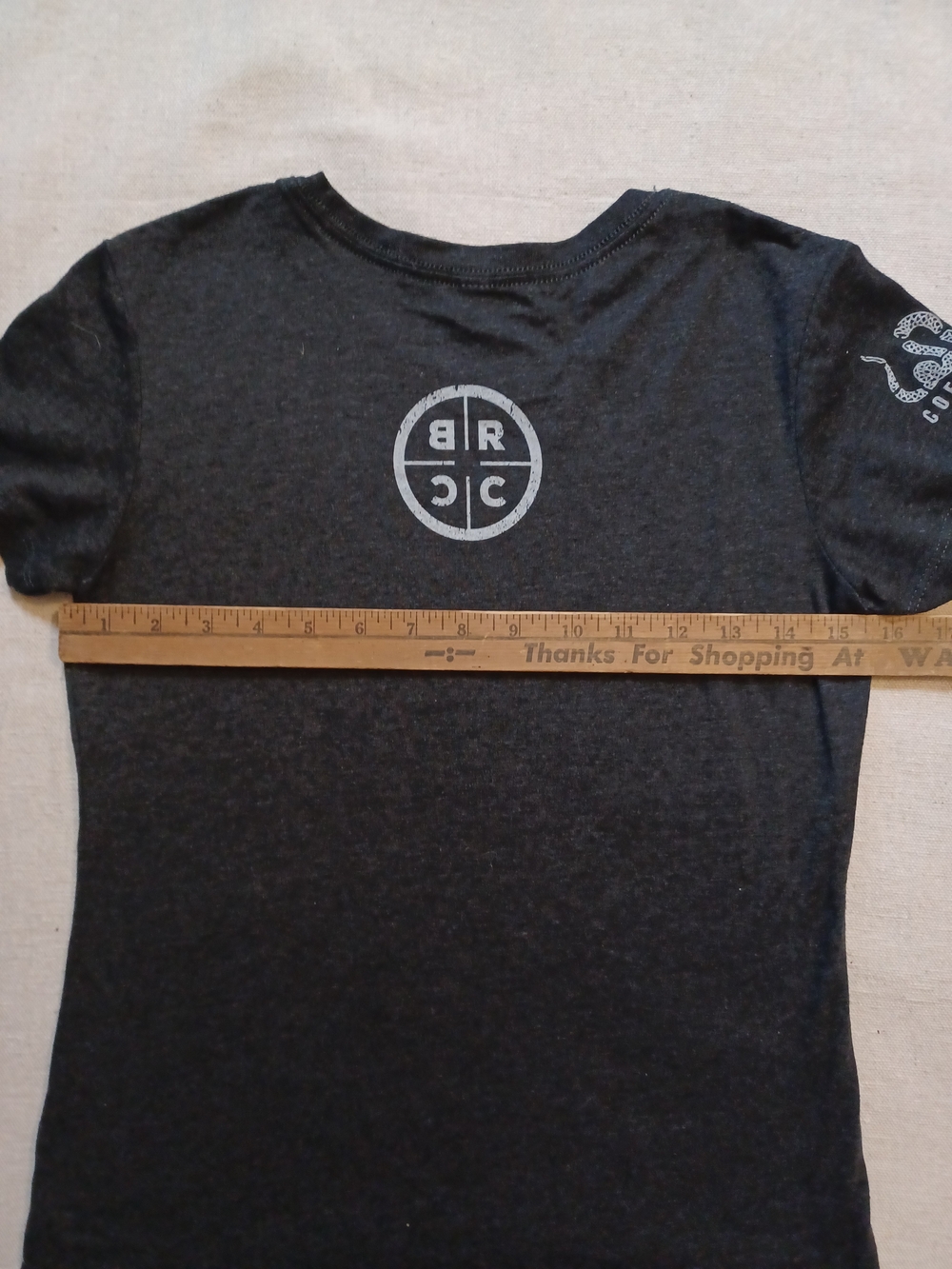 Black Rifle Coffee Company Women's Black Logo Tee - Picture 5 of 6